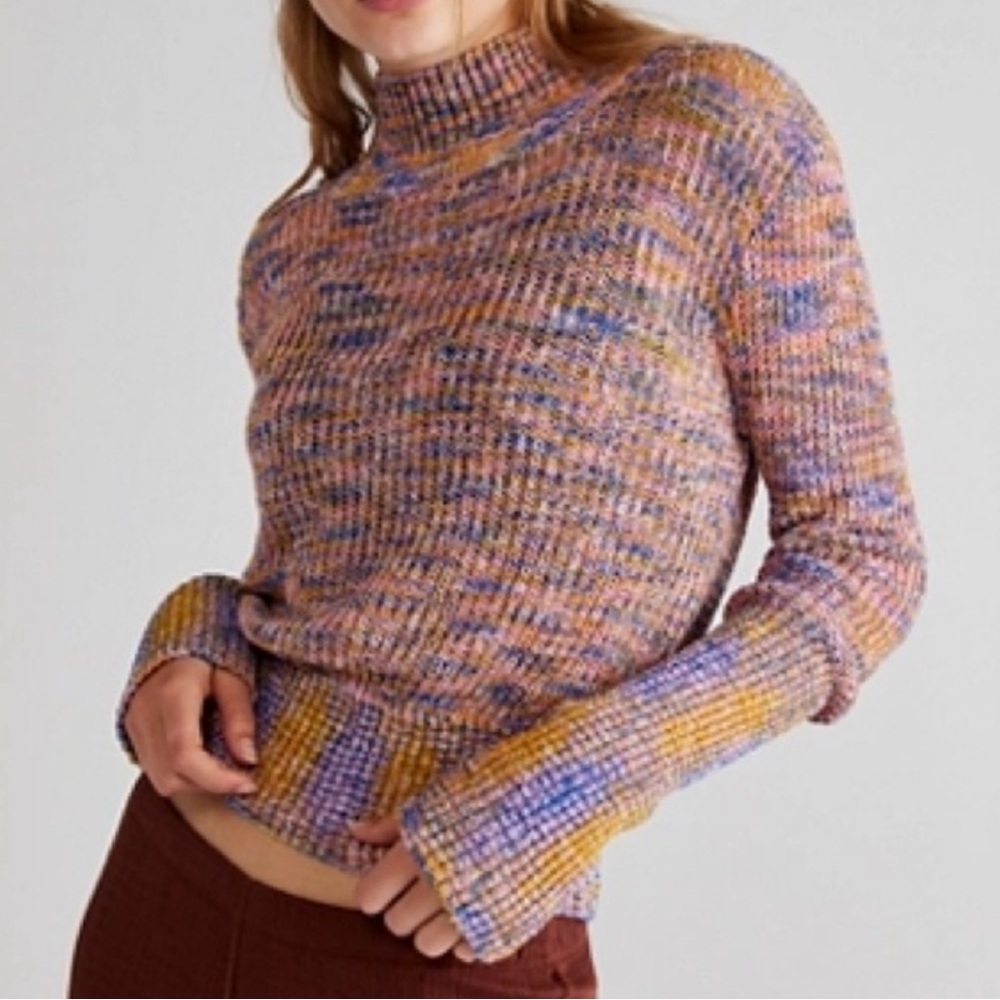 Free People Multicolor Long Sleeve Sweater